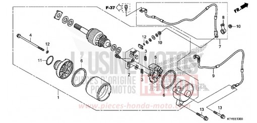 STARTER MOTOR CBR125RF de 2015